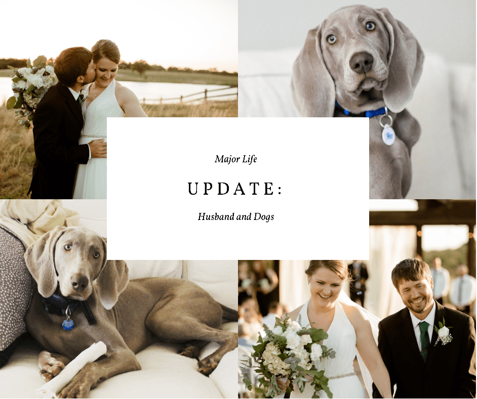 Major Life Update: Husband and&nbsp;Dogs